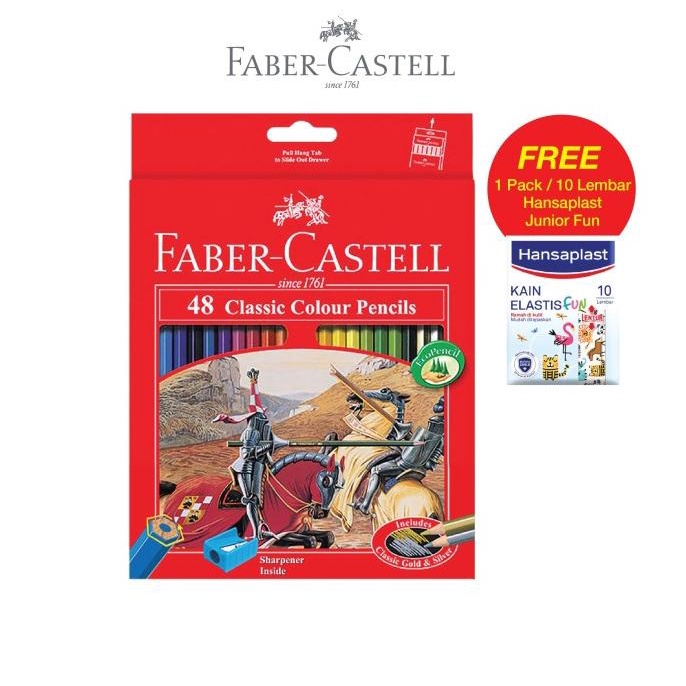 

Faber-Castell Classic Colour Pencils Set 48 Stok Terbatas