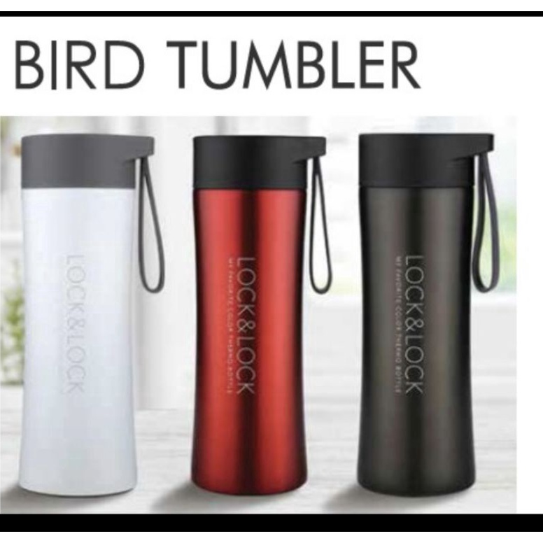 STOK TERBARU. Lock n Lock  Bird Tumbler Ready Hot & Cool Vacuum Mug Tumbler Lock&Lock 400ml