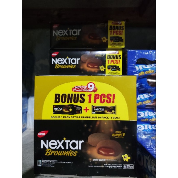 

Nabati Nextar Chocolate Brownies bonus 1 pcs (11 x 34gr)