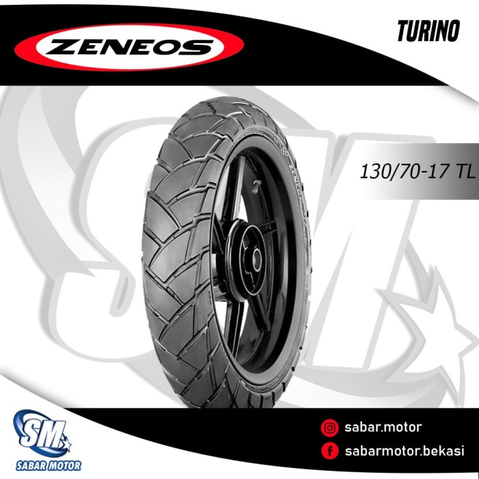ban motor zeneos turino 130/70-17 tubeless belakang vixion cbr gsx heniheni1617