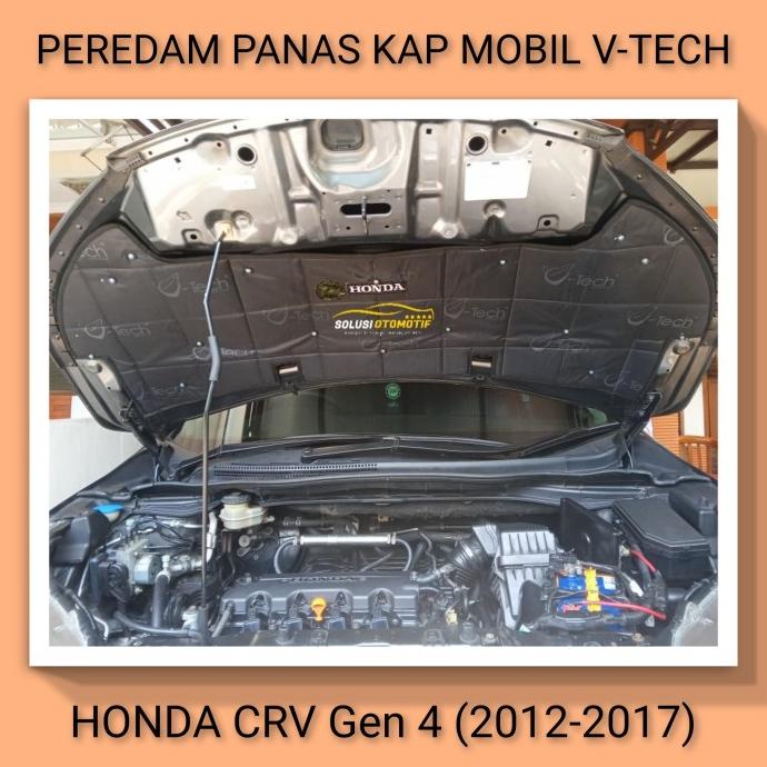 Aksesoris Mobil Honda Crv 2012-2017 Gen 4 Peredam Panas Kap Mesin
