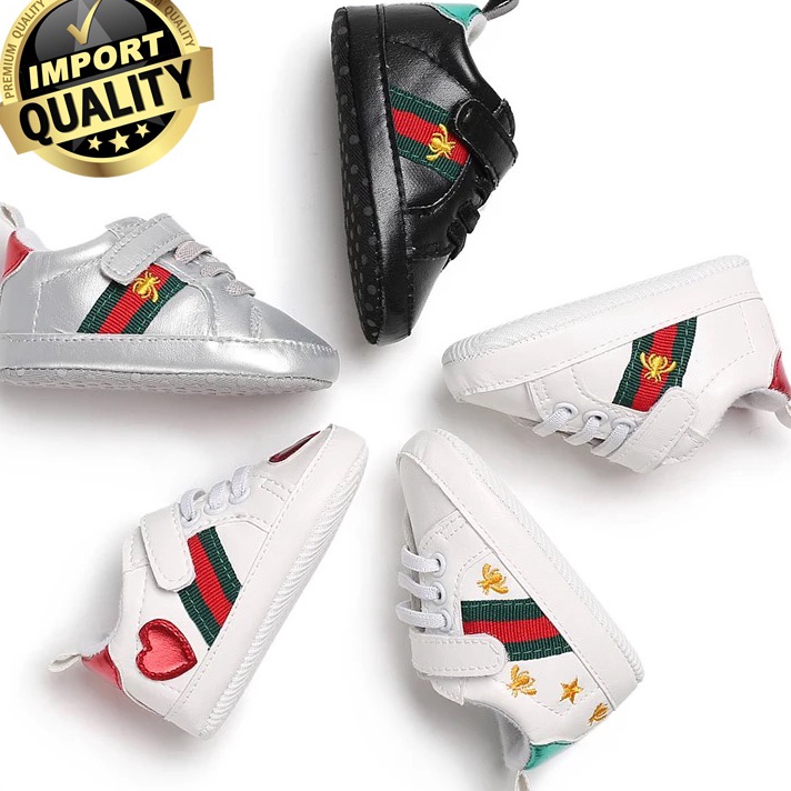 12.12 Brand Sepatu Bayi Premium Import Sepatu Prewalker Bayi fashion motif Gucci Sepatu Anak lucu Se
