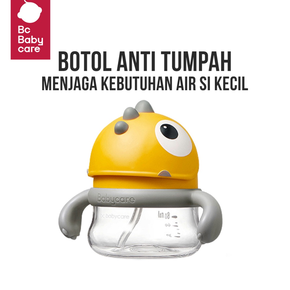 Menarik.. BC Babycare Mini Sippy Cup Handle Botol Minum Sedotan Anak Bayi 80ml