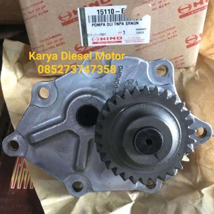 Pompa Oli Oil Pump Toyota Dyna Hino Dutro 110 125 130 Asli Quality