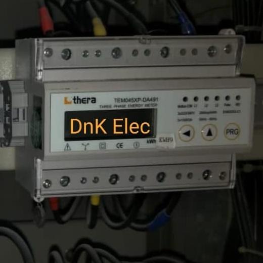 Kwh meter 3phase merk Thera TEM045XP-DA491 multitarif direct