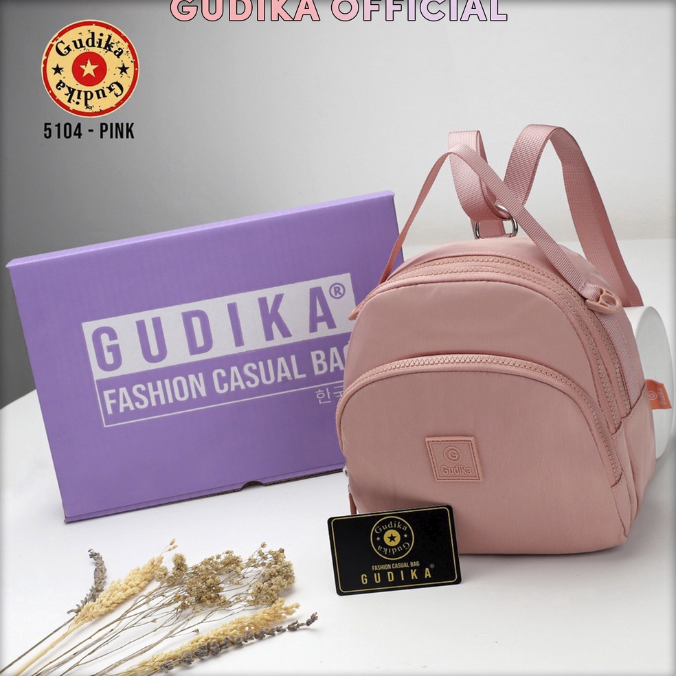 Terbaik.. PROMO GUDIKA 5104 | Tas Selempang | Backpack Waterproof Wanita Tas Ransel Anti Air Import 