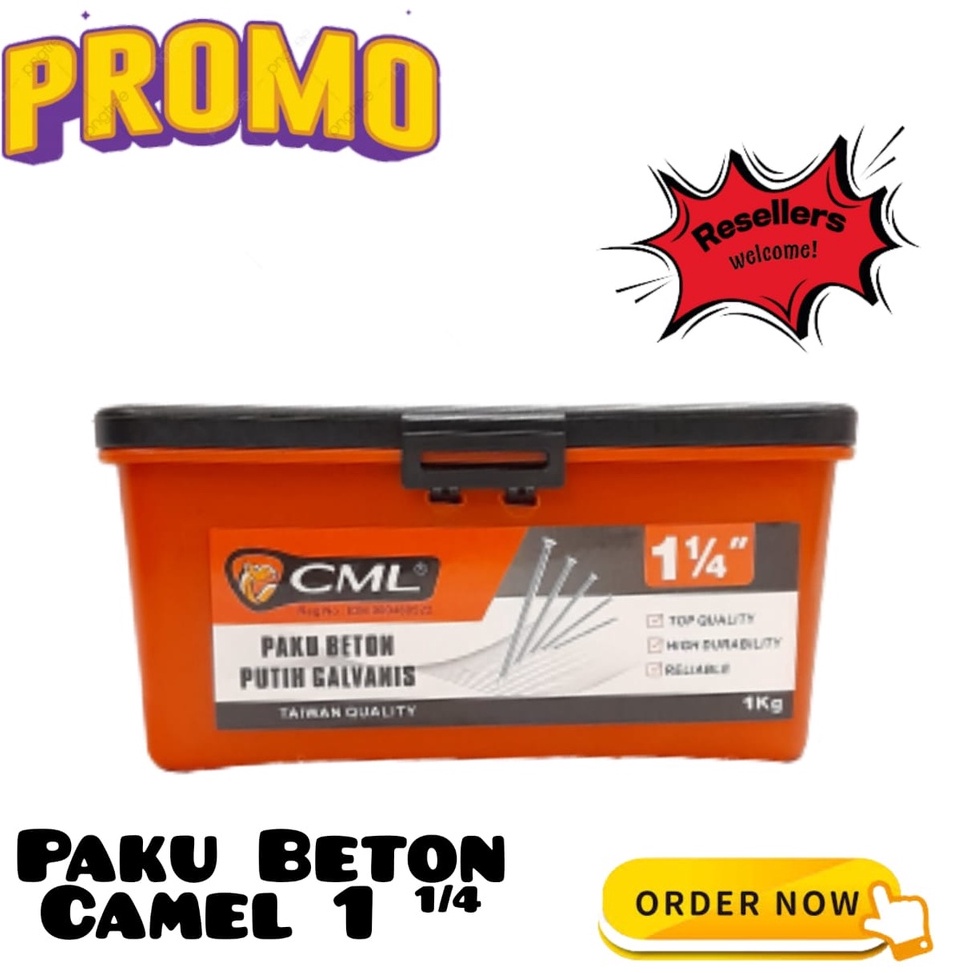 SALE. Paku Beton 1 1/4" Camel Paku Beton Putih 3cm Camel Paku beton Camel