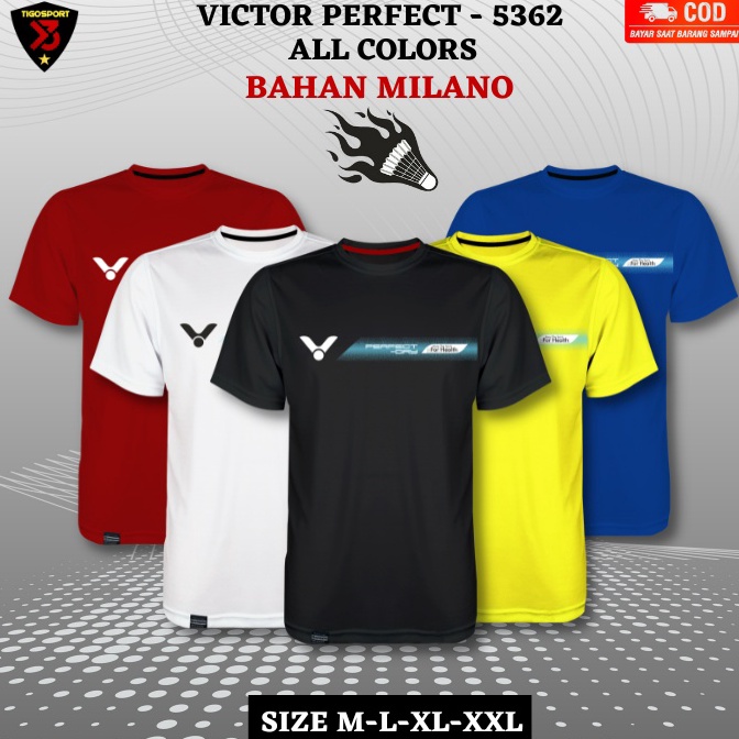 New Stock.. [ LI-NING/ VICTOR/ YONEX PERFECT ] KAOS BADMINTON LINING VICTOR YONEX TERBARU 2023  MURA