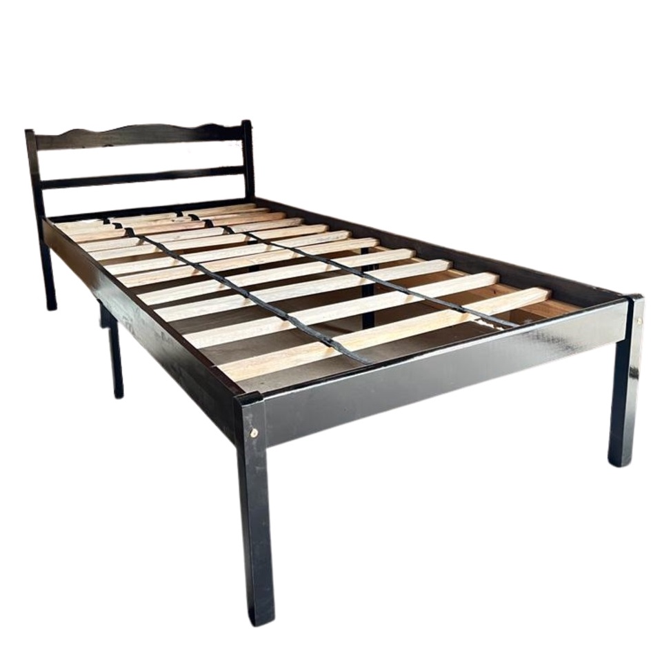 TERLARIS. Tempat tidur kayu /Ranjang kayu/ Single bed/Dipan kayu uk 90 x200