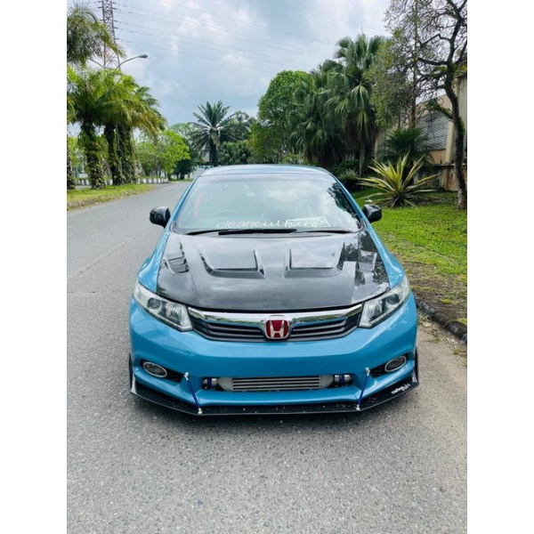 kap mesin civic fb2012-2016 carbon