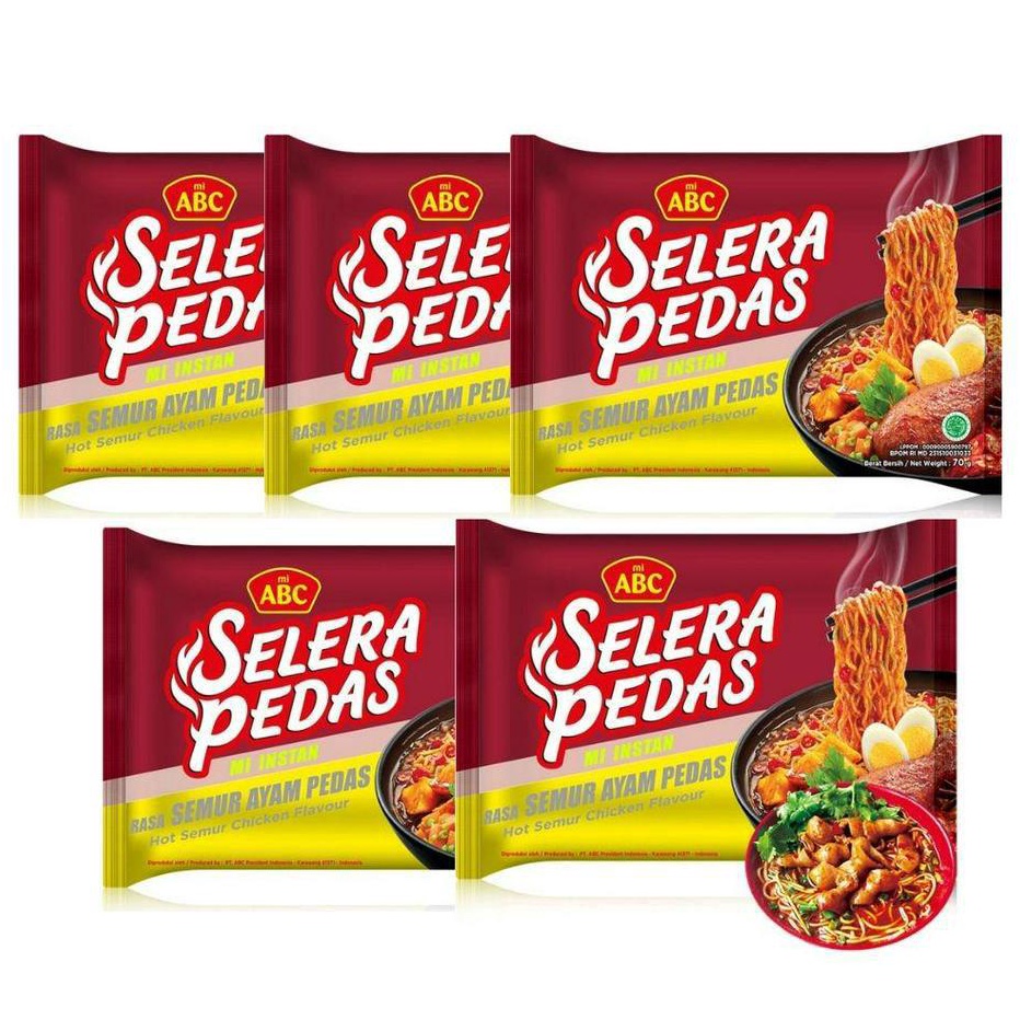 

ほ XI 5361 ABC Rasa Semur Ayam Pedas 70 gr x 5 Pcs ✓ ཧ