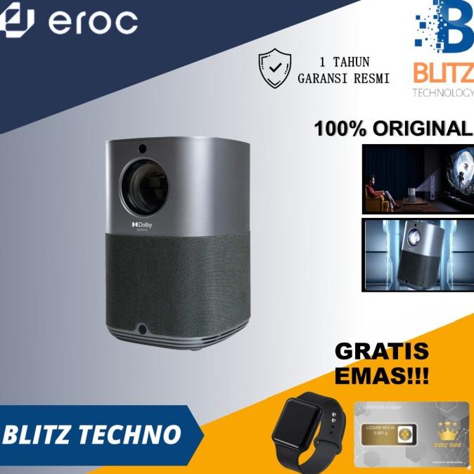 EROC Android Smart Home Proyektor Dolby FHD MAX - EROC MAX Projector