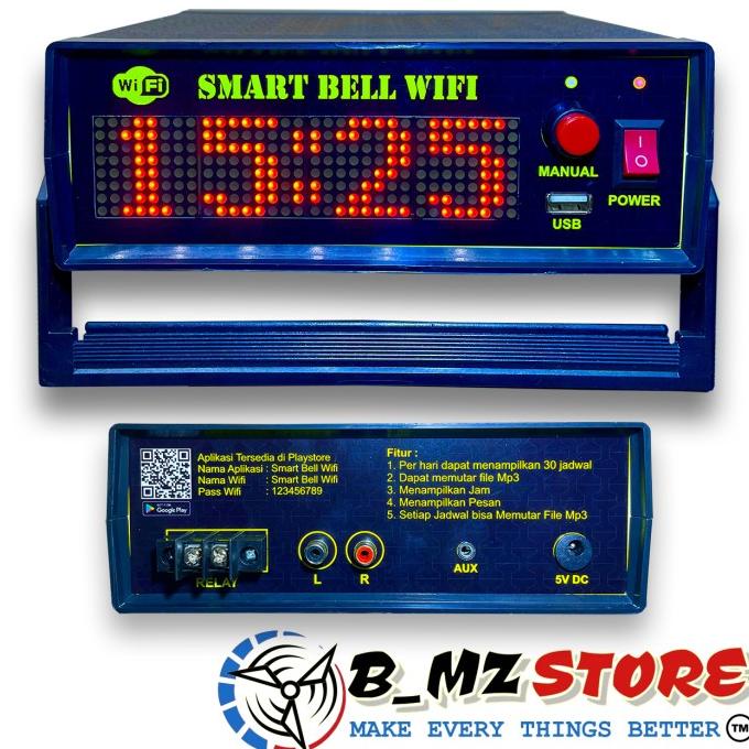 Bell Sekolah Otomatis - Bell Pabrik - Smart Bell Wifi