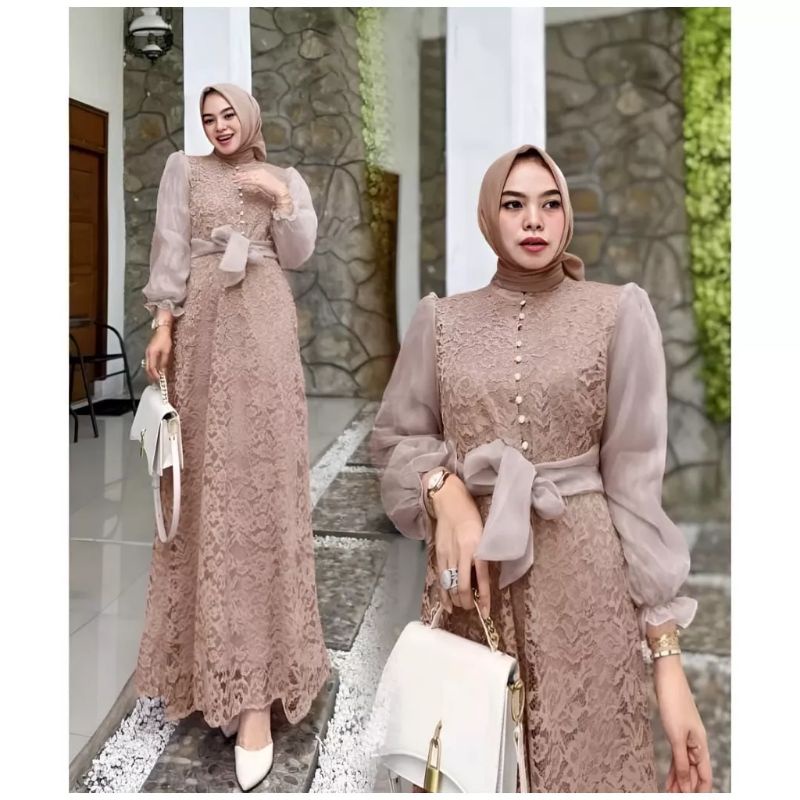 KALAYLA MAXY GAMIS MUSLIM WANITA  - 01  GAMIS