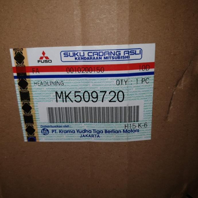 PLAFON / HEADLINING MITSUBISHI CANTER ORIGINAL MK509720