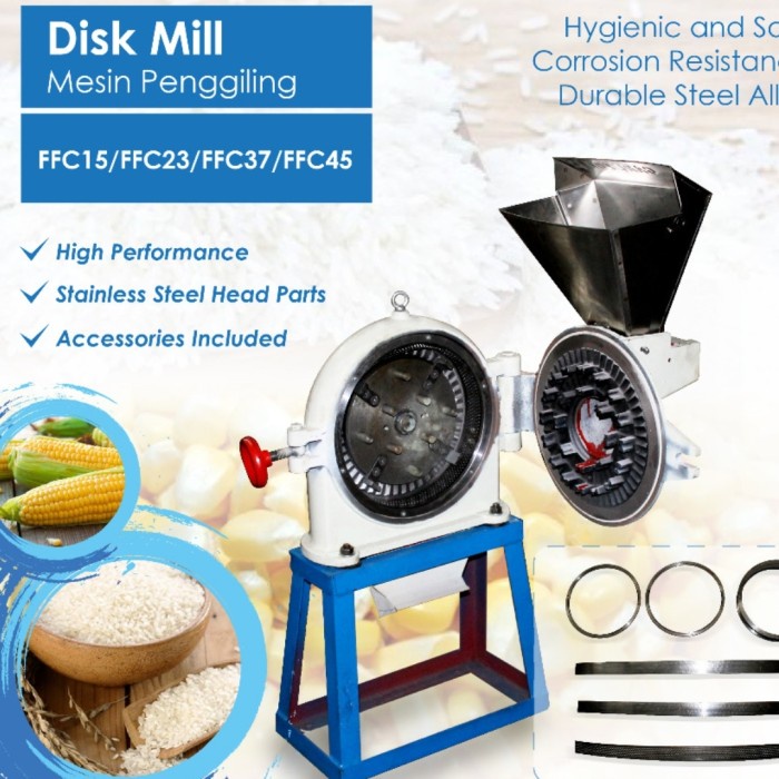 Best Seller Mesin Giling Bumbu / Tepung Disk Mill Ffc15 Carlton Ffc 15