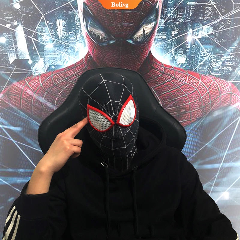 Spiderman Cosplay Mask Untuk Anak -Anak Dewasa Spiderman Hero Halloween Costume