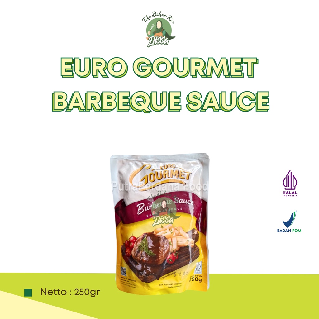 

EURO Gourmet Barbeque Sauce 250gr | Saus Barbeque by Gourmet - Tobaqdissa