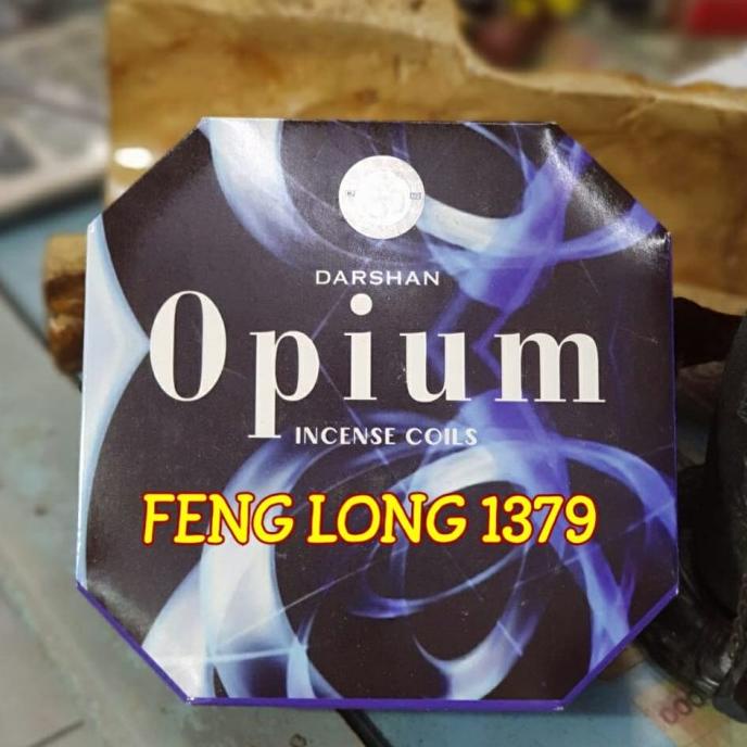 Hio Dupa Lingkar India Aromaterapi Darshan Opium Incense Coils | Opium