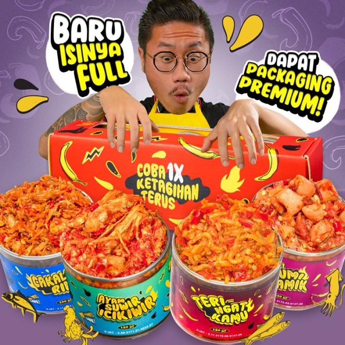 

PAKET ISI EAT SAMBEL ISI 4 PCS VARIAN EAT SAMBEL KERJASAMA MAS YANGUN