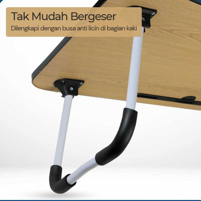 meja laptop lesehan meja lipat belajar kerja portable besar serbaguna