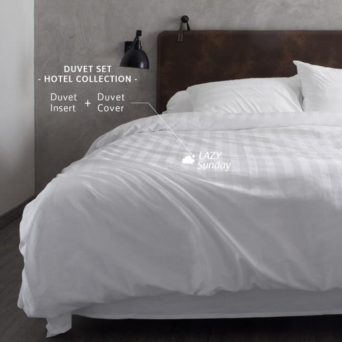PAKET Inner Duvet / Quilt Insert + Duvet Cover / Quilt Cover Hotel