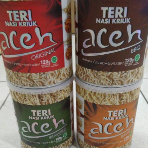 

✾Murah Teri Nasi Kriuk - Anchovy Oven - Teri Aceh B74