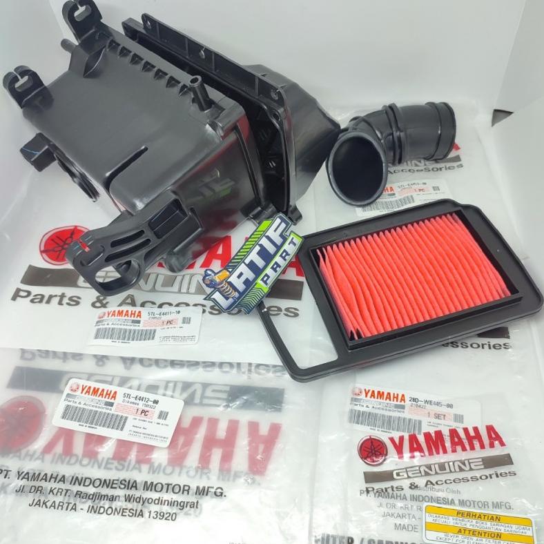 Sale Box Bok Filter Paket Saringan Udara Mio Set  Karbu Sporty Smile Garnis Original Full Set Update