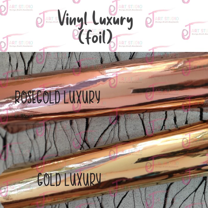 Ready stok Sticker luxury Rosegold / Gold Mirror / Sticker Cutting meteran
