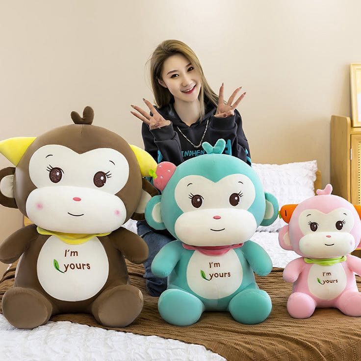 Bestseller Lwv Boneka monyet lucu karakter terbaru hadiah anak /boneka monyet jumbo ❀ ★