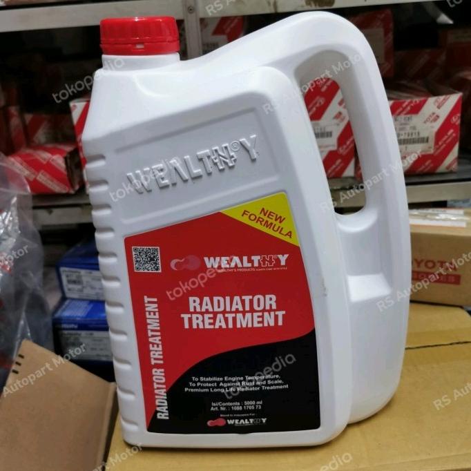 Coolant Wealthy Merah 1 Galon 5L New Formula