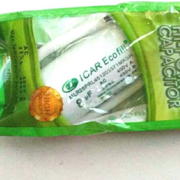 [Termurah] Capasitor Bulat Icar Ecofill 8Uf Star