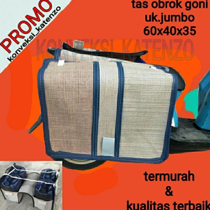 Terbaru Termurah Tas Obrok Motor Goni || Tas Kandek Goni || Tas Beronjong Goni