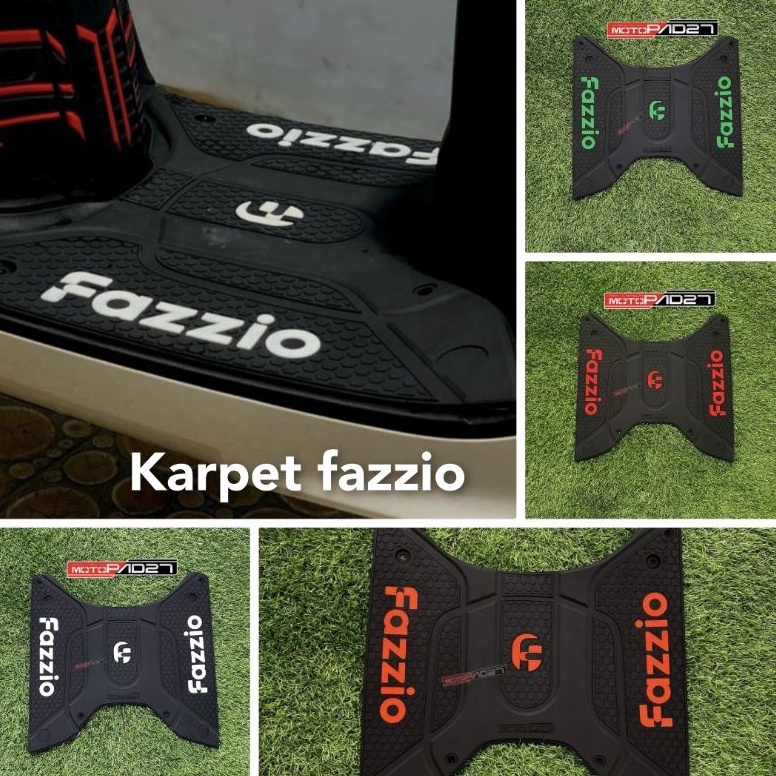 BOOMING. karpet yamaha fazzio pijakan kaki yamaha fazzio