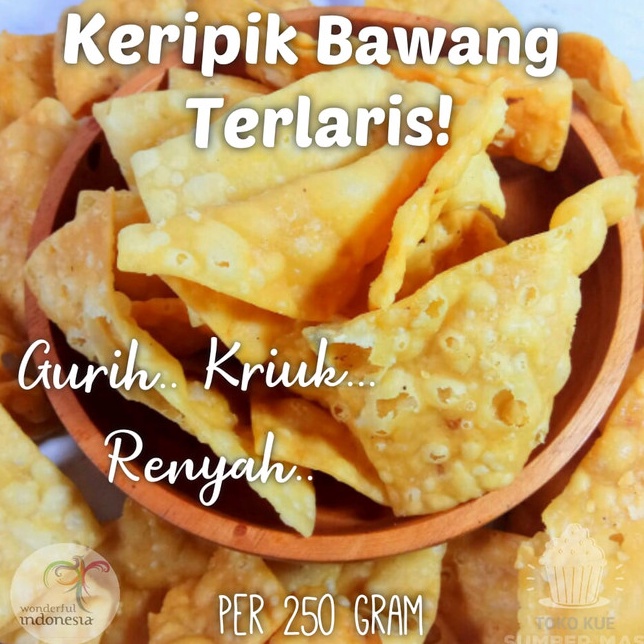 

Murah Banget KERIPIK BAWANG SPESIAL 500gr / CAMILAN KILOAN