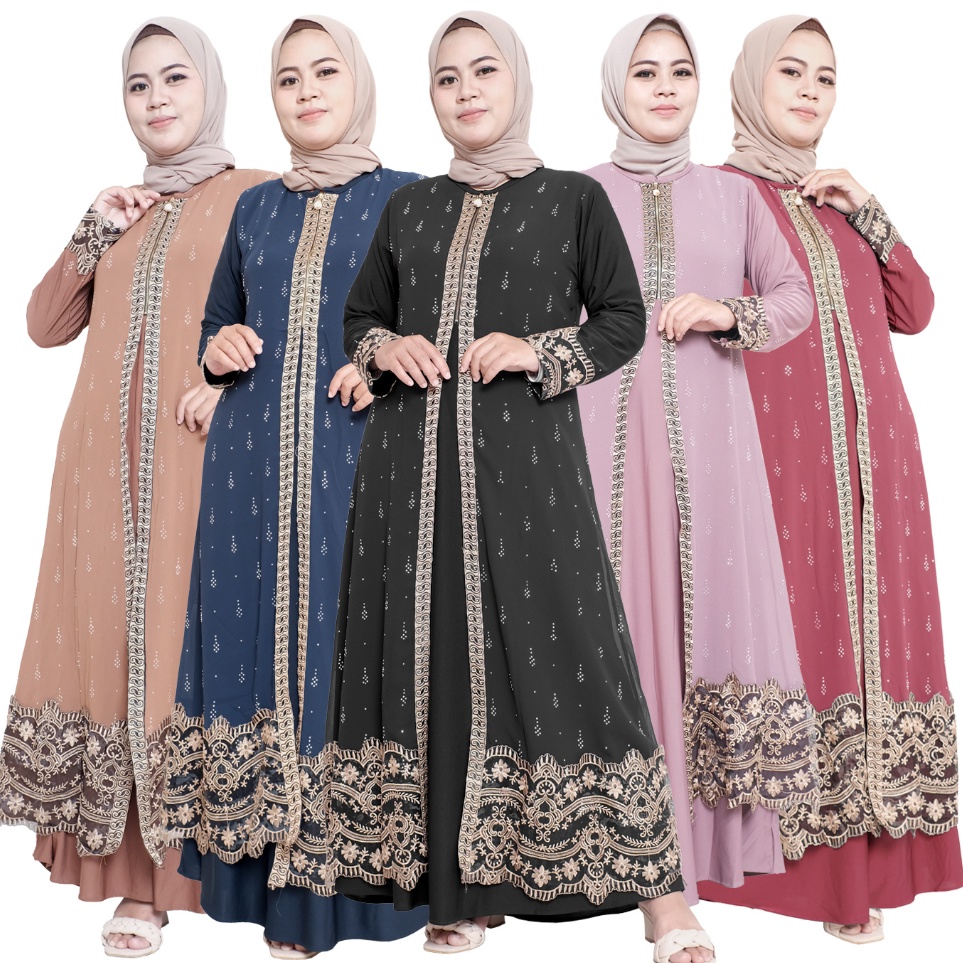 Terupdate Comera Fashion Baju Gamis Abaya Turkey Hitam Model Terbaru Abaya Dilara Buruan Beli