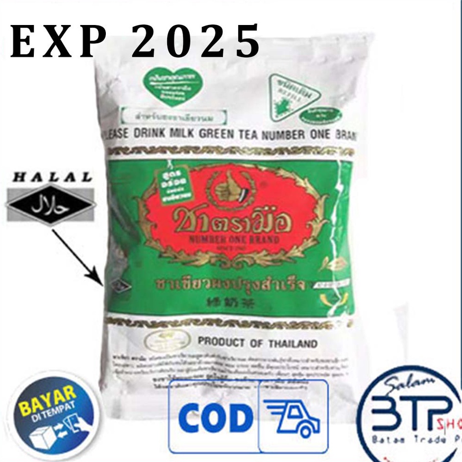 

DVTM7398 Terlaris BTP ORIGINAL THAI GREEN TEA CHATRAMUE 200grams