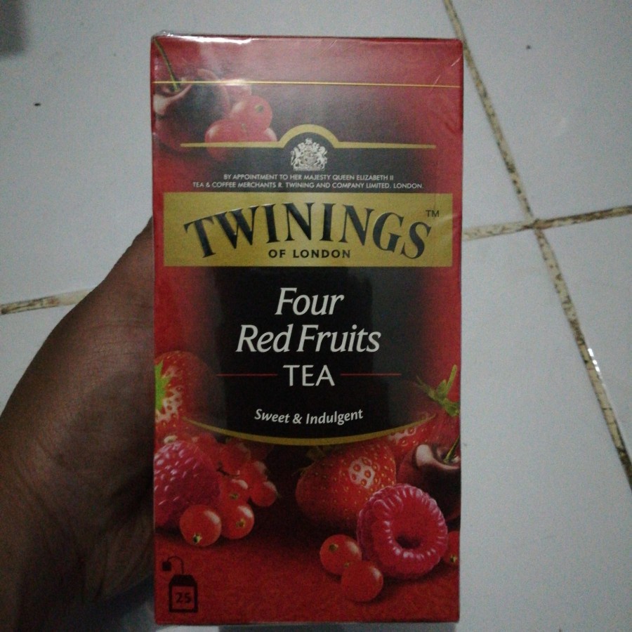 

Twinings Four Red Fruit Tea 25's 50gr