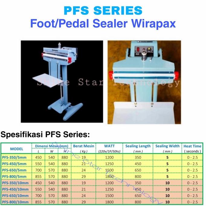 ] Foot Impulse Sealer PFS-350 PFS-450 PFS-650 PFS-800 FRT-1000 FRT-1200