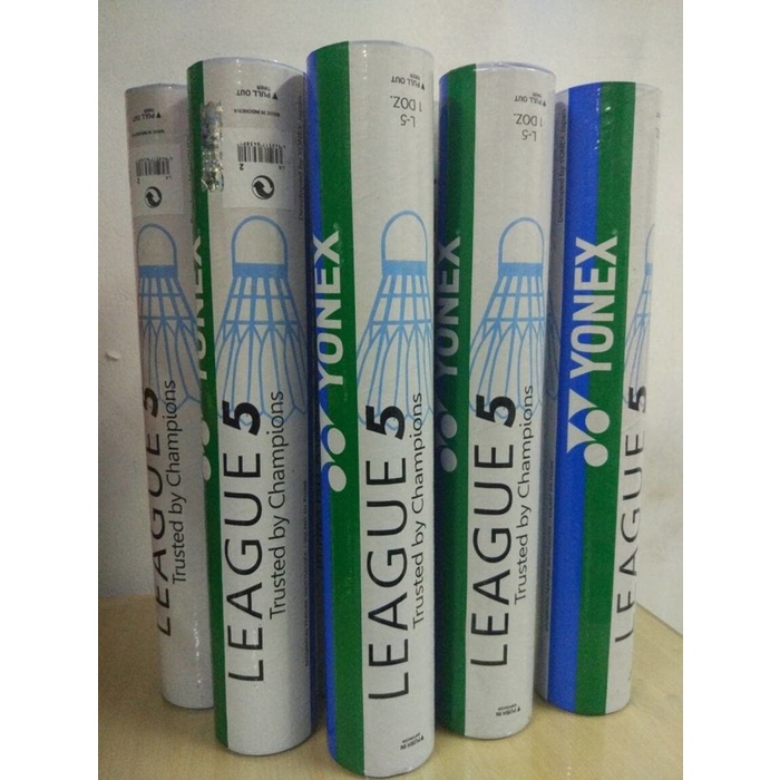 Shuttlecock Yonex League 5 Badminton Original Kok Bulutangkis Cock Cok