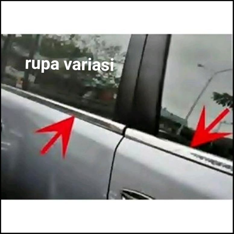 PROMO lis list kaca samping pelipit pintu mobil toyota kijang new kapsul lgx lsx ssx krista efi 1997