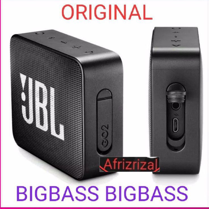 ・ FH (COD) Speaker Bluetooth Portable JBL MEGA BASS WIRELESS  JBL  GO-2 murah Speaker Blutut j Kemas