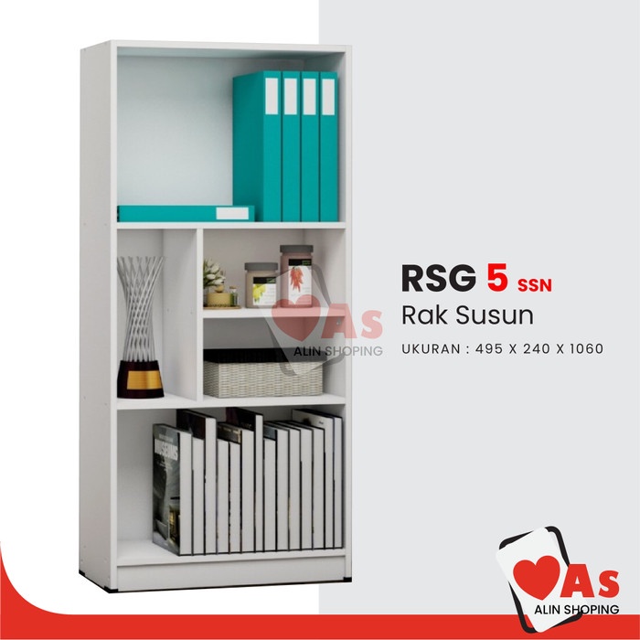 Rak Buku/Rak Serbaguna/Rak Susun/Rak Minimalis/Lemari Buku/Lemari