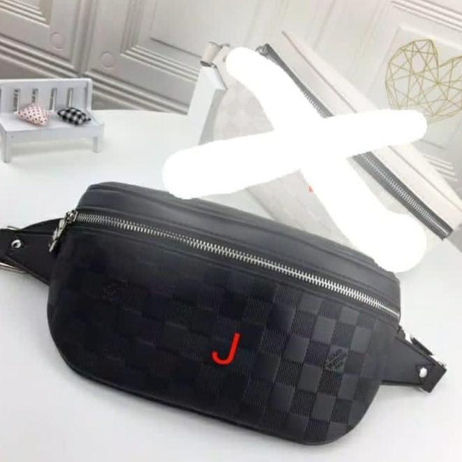 Tas Waistbag Pria Branded Lv005 Import Mirror 1:1 Geostrata