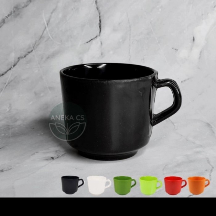 Cangkir Unica | Cangkir Melamin | Cangkir Hitam | Cangkir Kopi Unika Cangkir Melamin Kecil Unica Uni