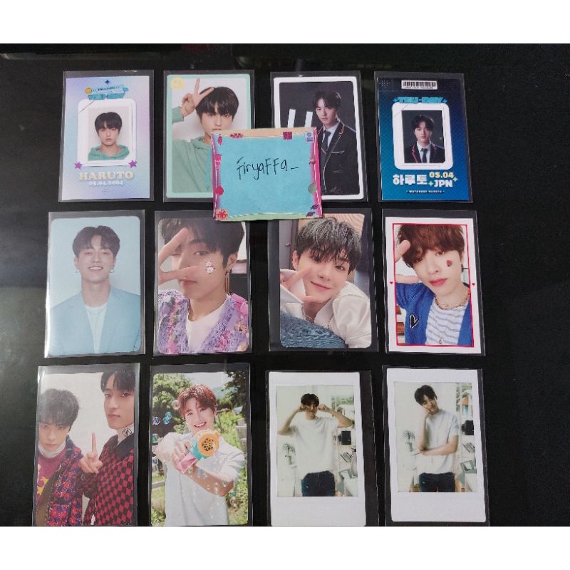 Jihoon Junkyu Haruto Junghwan Treasure Photocard Ktown boboan Unit pb green pola instax manyo event 