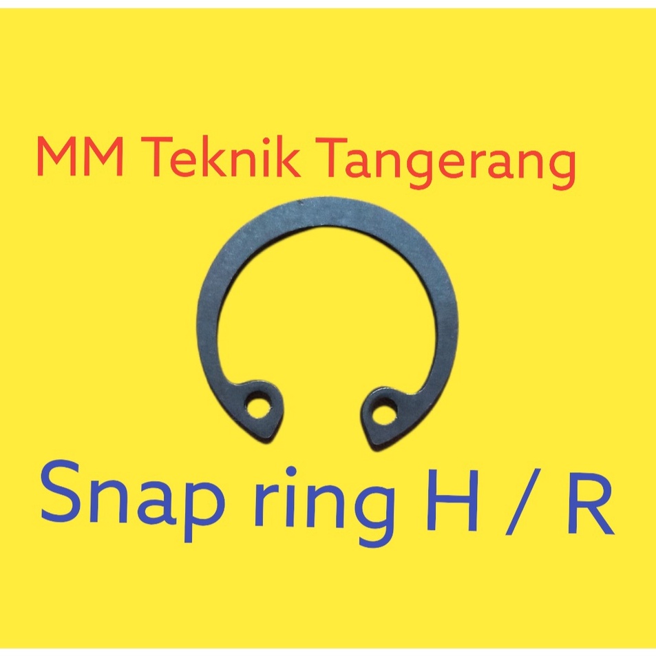 ✶ZTd Snapring R19 H19 Snap ring Circlip Internal Retaining Tipe R H 19 Penahan bearing Sparepart R-1