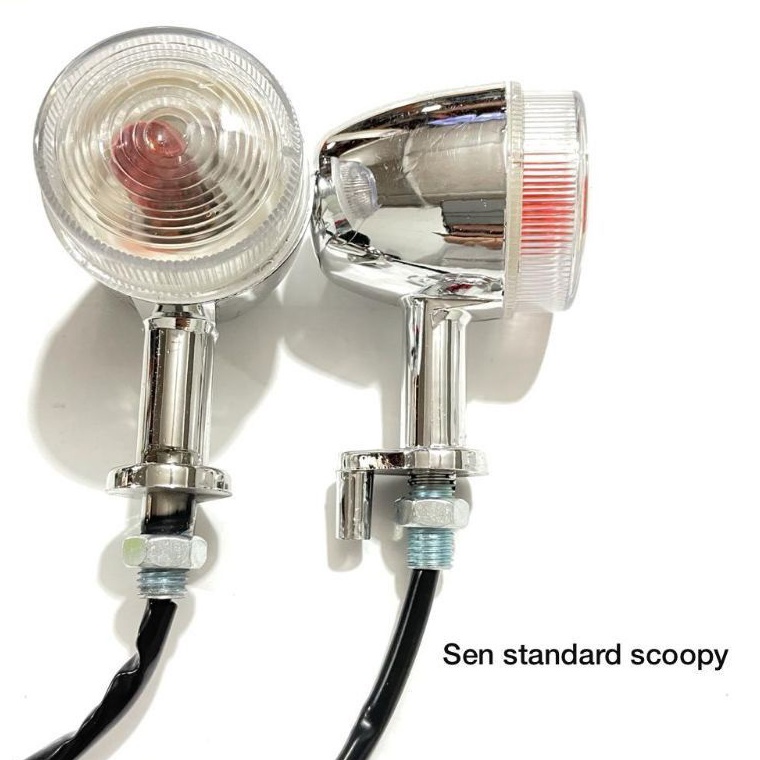 ✵QCK Lampu Sein Standar Scoopy Karbu Sein Scoopy Universal Belakang Sein Sen Standar Scoopy Karbu ✮ 