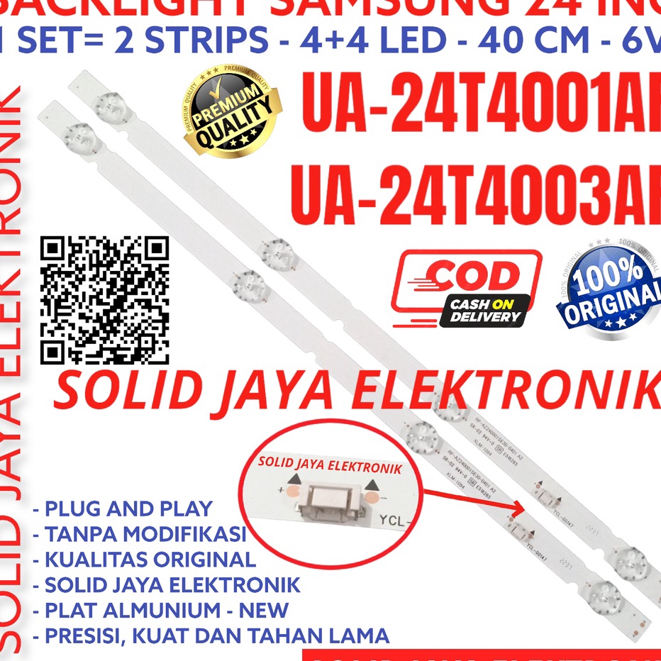 Serba Murah BACKLIGHT TV LED SAMSUNG 24 INC UA 24T4001 24T4003 24T4001A 24T4003A 24T LAMPU BL 4K 6V 