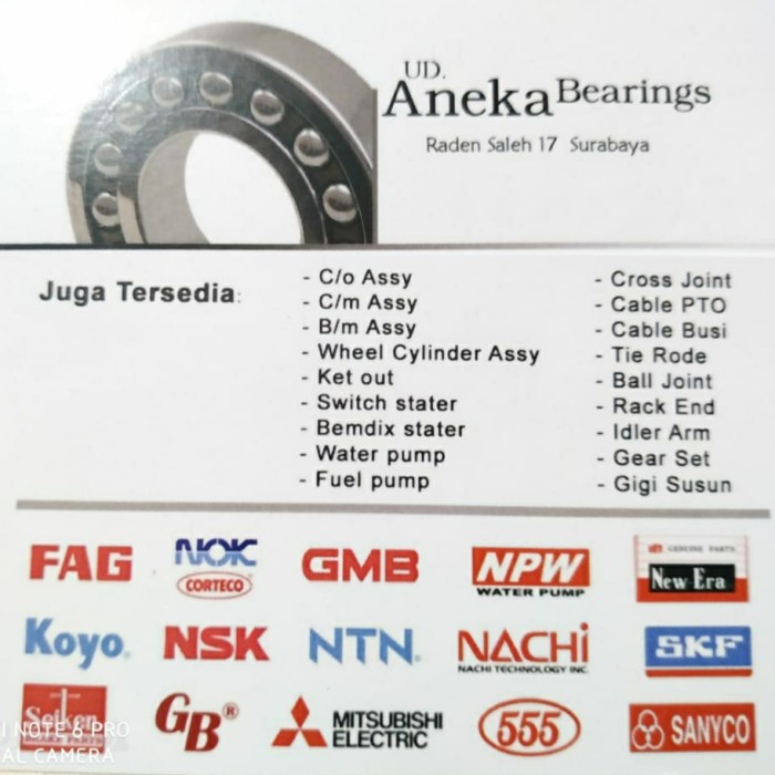 Bearing 6005 2Rs Fag Laker Noken As Motor Tiger 25X47X12 Murah